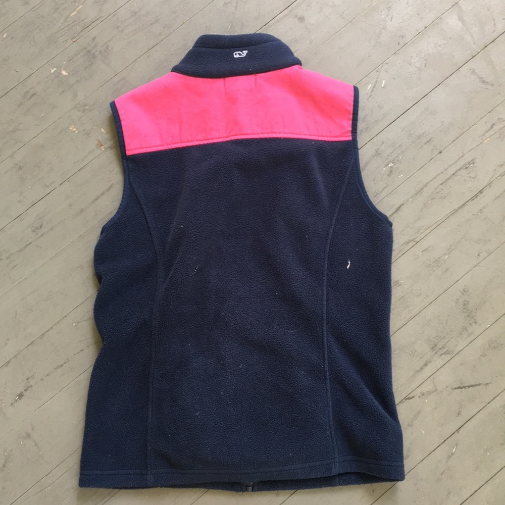 *SOLD* Vineyard Vines Fleece Shep Shirt Vest - Picture 2 of 4